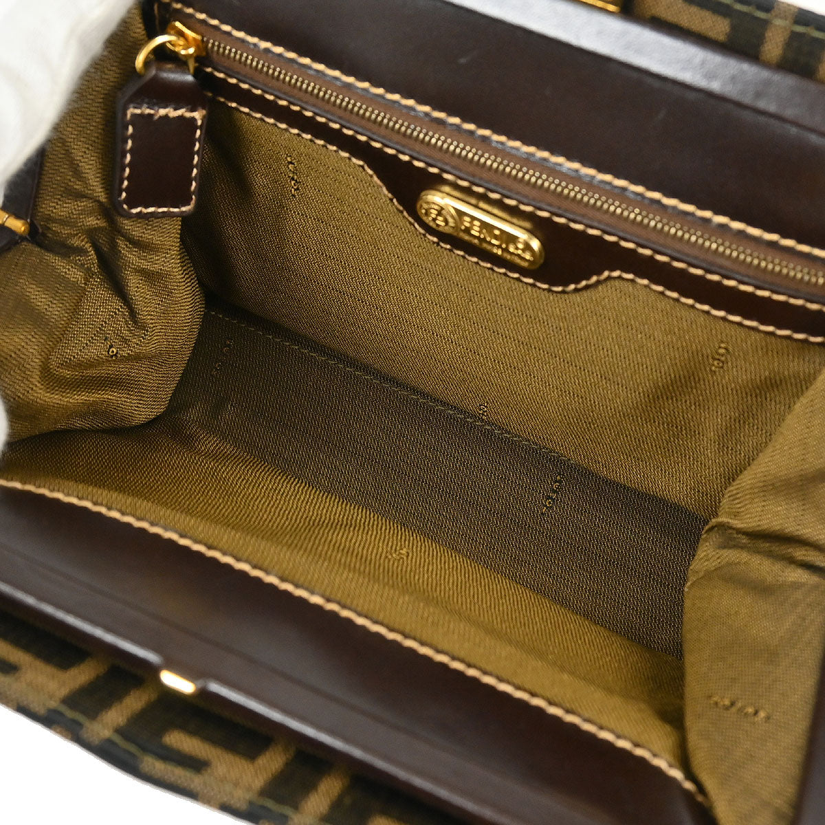 Fendi Brown Zucca Handbag
