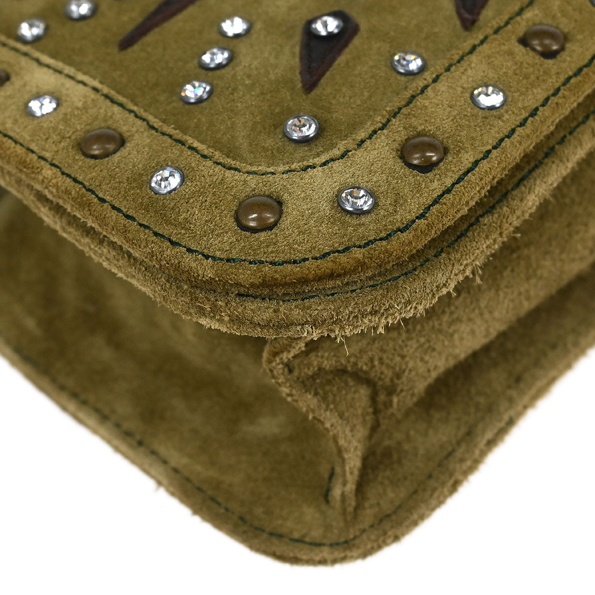 Loewe Brown Suede Shoulder Bag