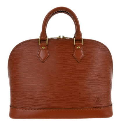 Louis Vuitton Brown Epi Alma Handbag M52143