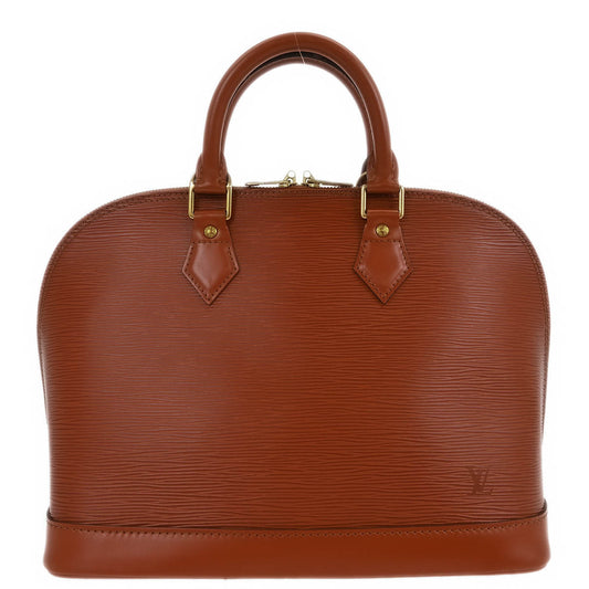 Louis Vuitton Brown Epi Alma Handbag M52143