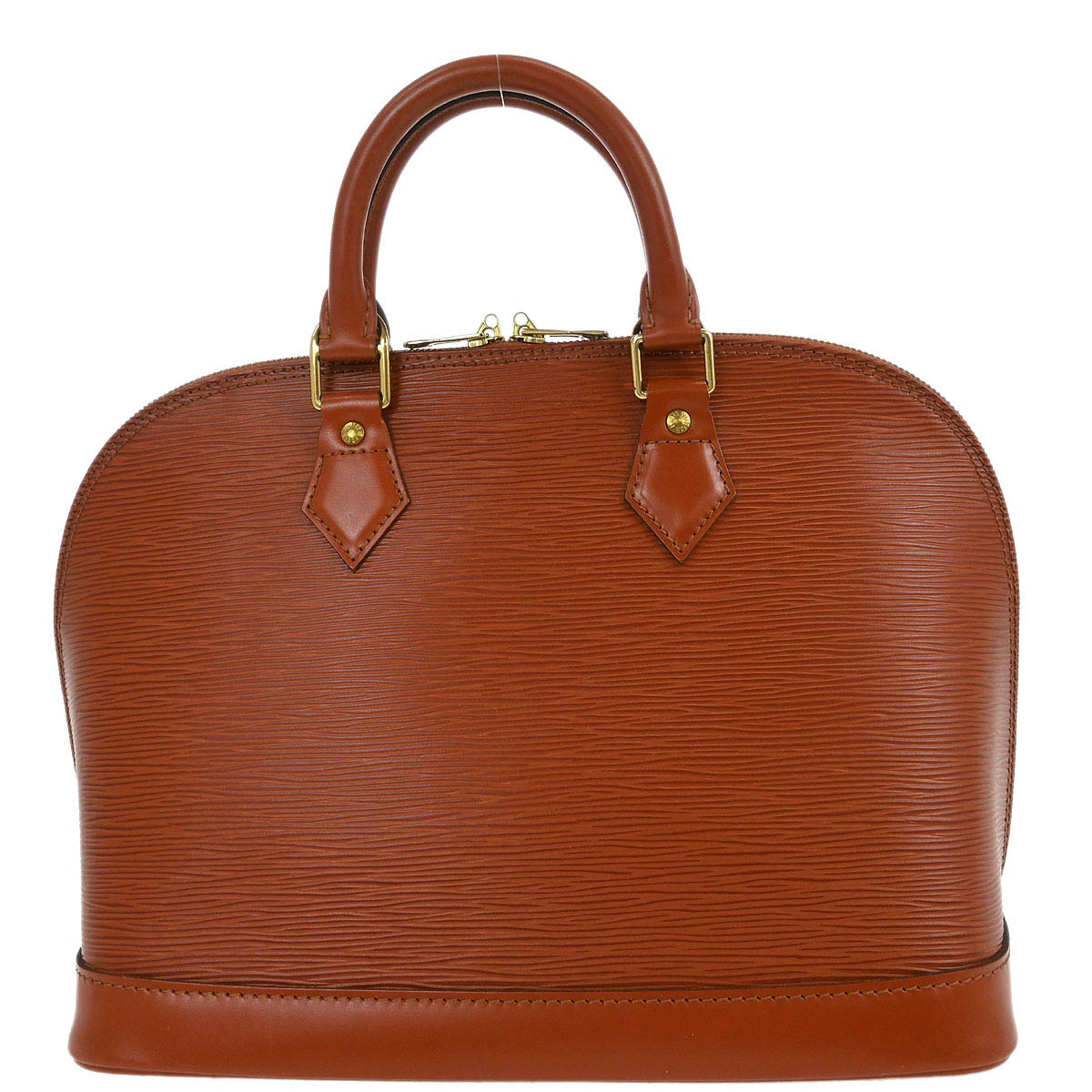 Louis Vuitton Brown Epi Alma Handbag M52143