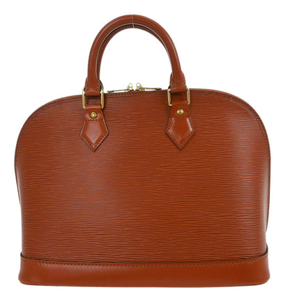 Louis Vuitton Brown Epi Alma Handbag M52143