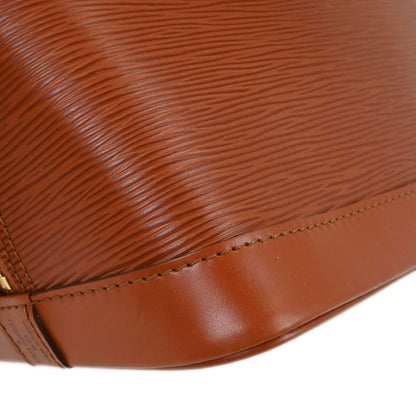 Louis Vuitton Brown Epi Alma Handbag M52143