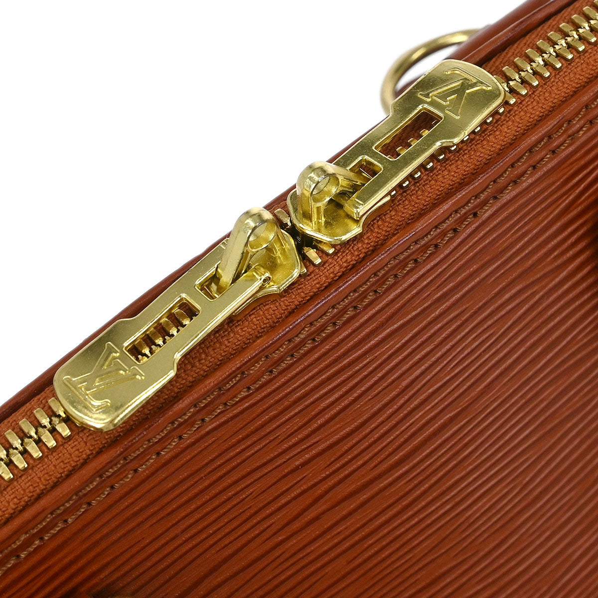 Louis Vuitton Brown Epi Alma Handbag M52143