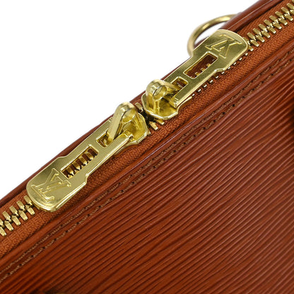Louis Vuitton Brown Epi Alma Handbag M52143