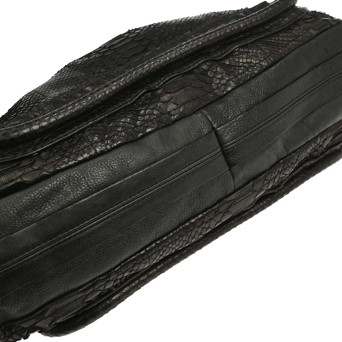 Chloe * Black Python Paraty 2way Shoulder Handbag