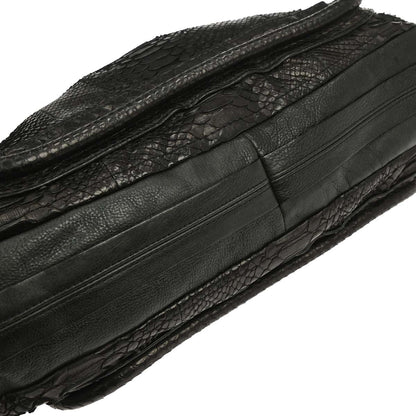 Chloe * Black Python Paraty 2way Shoulder Handbag