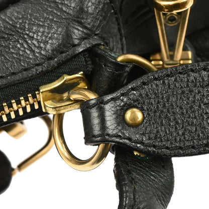 Chloe * Black Python Paraty 2way Shoulder Handbag