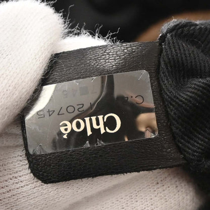 Chloe * Black Python Paraty 2way Shoulder Handbag