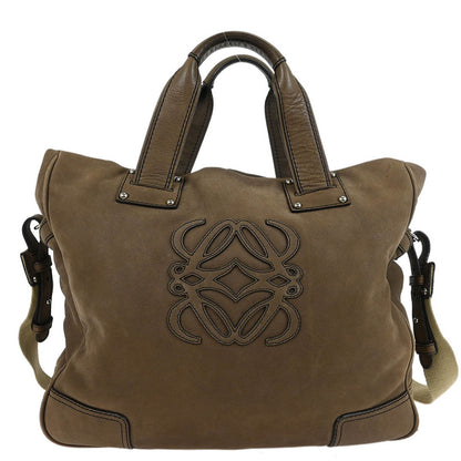Loewe * Brown 2way Shoulder Tote Bag