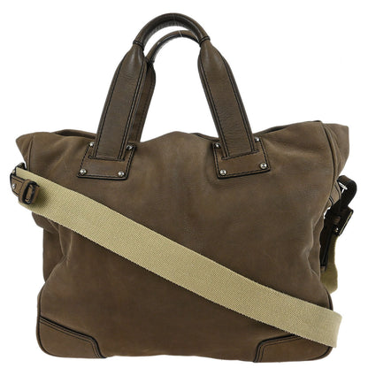 Loewe * Brown 2way Shoulder Tote Bag