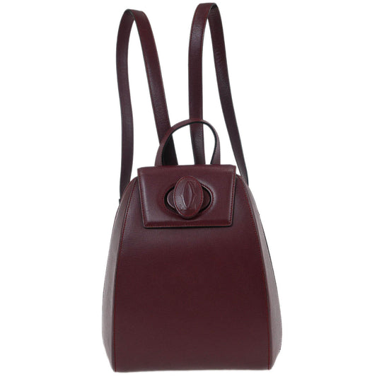 Cartier Bordeaux Leather Backpack