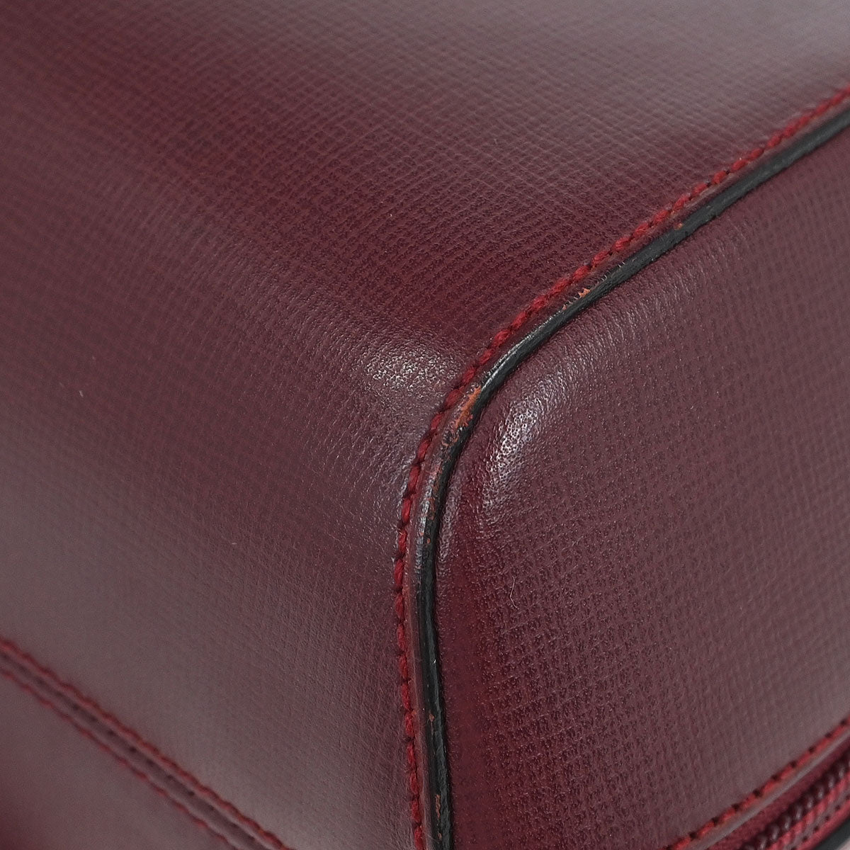 Cartier Bordeaux Leather Backpack