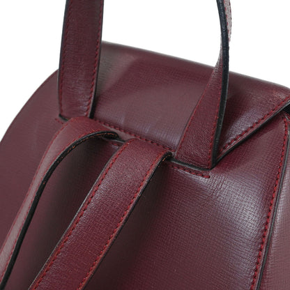 Cartier Bordeaux Leather Backpack