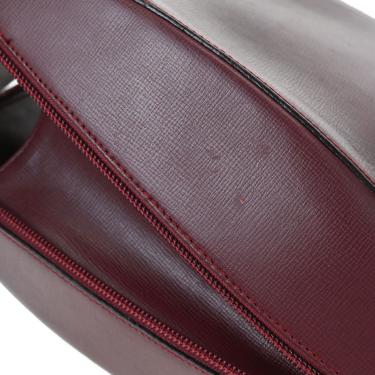 Cartier Bordeaux Leather Backpack