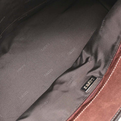 Loewe Brown Suede Amazona 36 Handbag