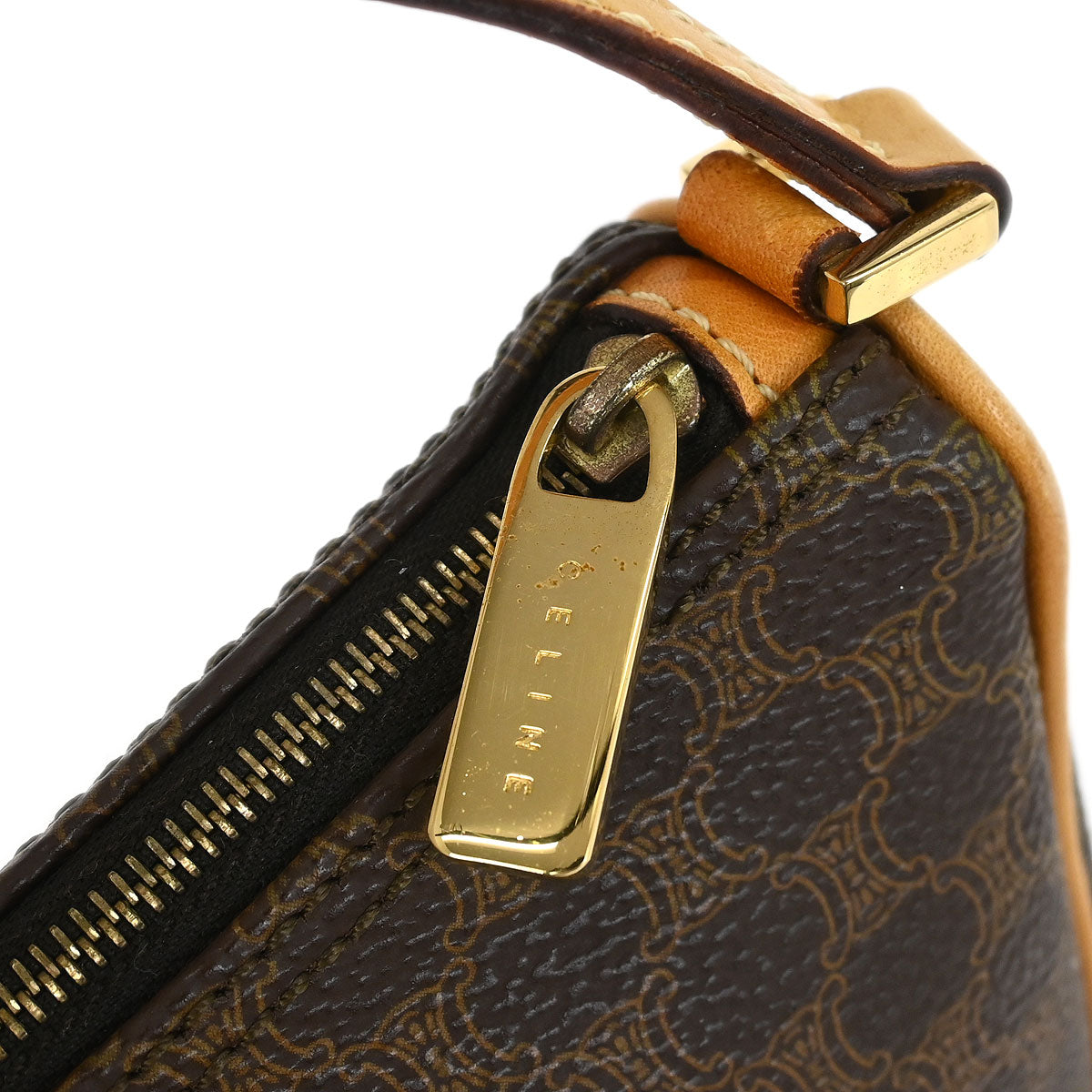 Celine Brown Macadam Handbag