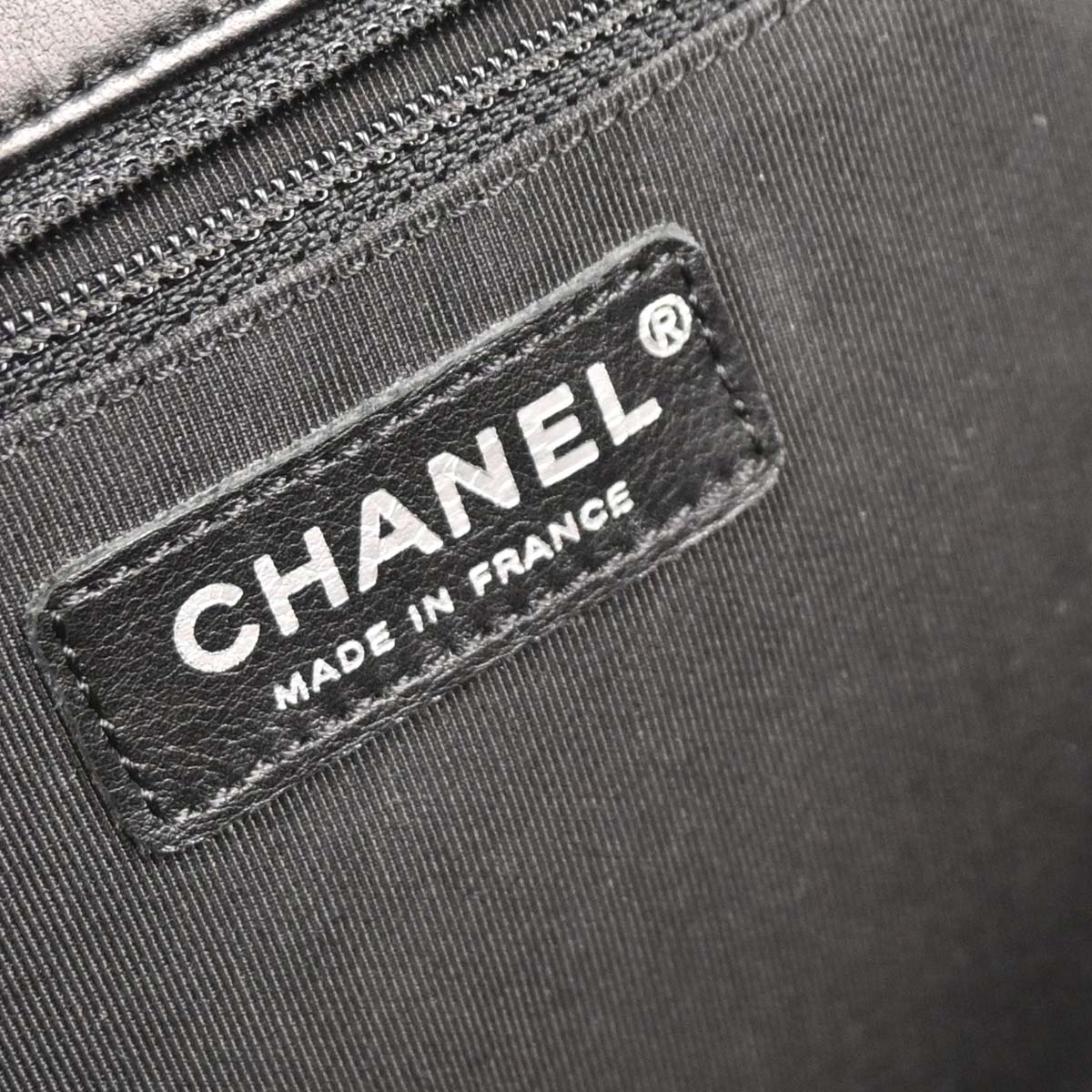 Chanel 2006-2008 Black Lambskin In The Mid 2way Shoulder Handbag
