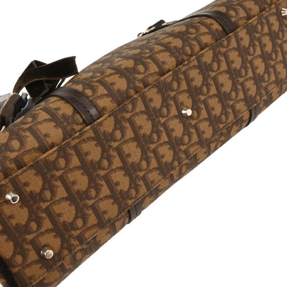 Christian Dior 2005 Brown PVC Trotter Romantic Handbag