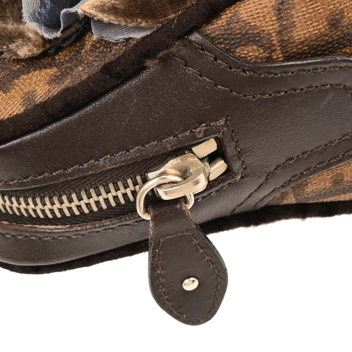 Christian Dior 2005 Brown PVC Trotter Romantic Handbag