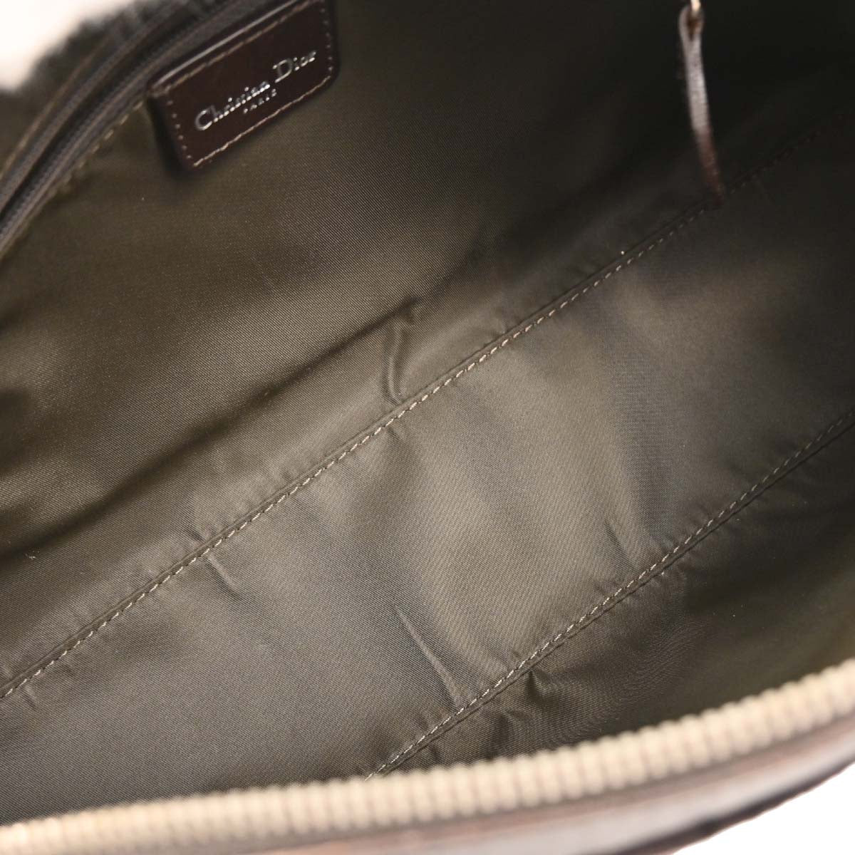 Christian Dior 2005 Brown PVC Trotter Romantic Handbag