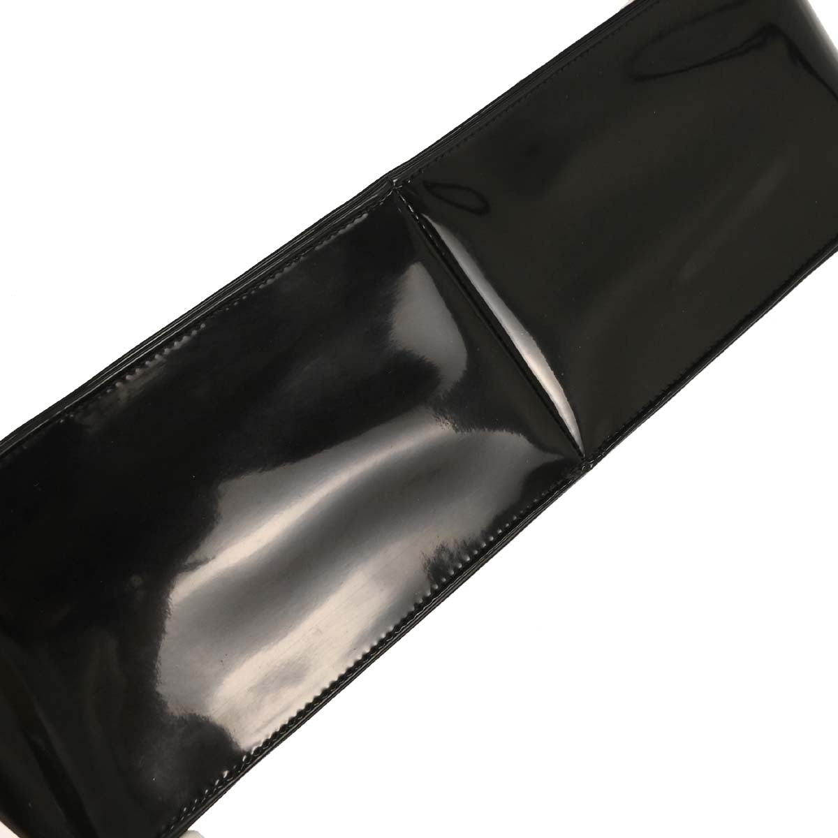 Chanel 1994-1996 Black PVC Maxi Classic Flap Shoulder Bag