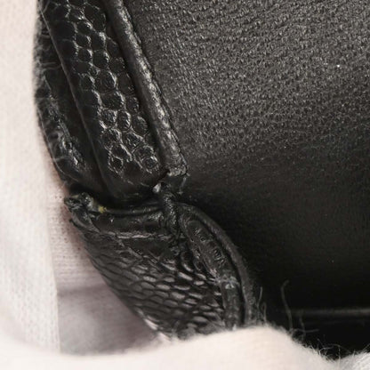 Chanel 2004-2005 Black Caviar Medium Classic Double Flap Shoulder Bag