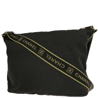 Chanel 2005-2006 Black Nylon Sport Line Shoulder Bag