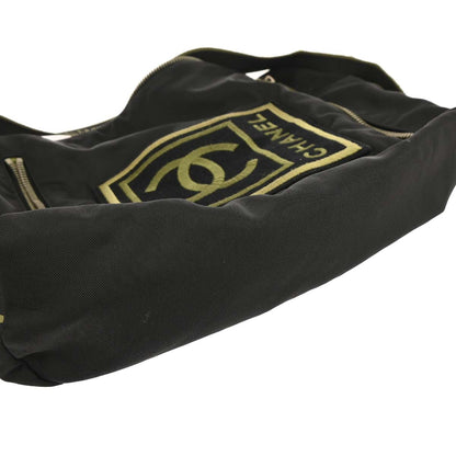 Chanel 2005-2006 Black Nylon Sport Line Shoulder Bag