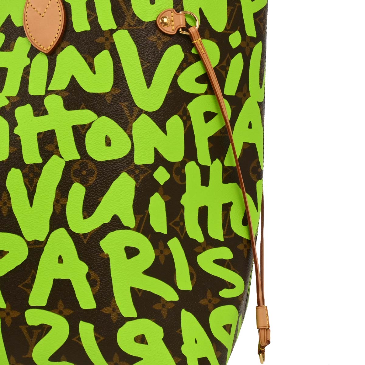 Louis Vuitton Green Monogram Graffiti Neverfull GM Tote M93703