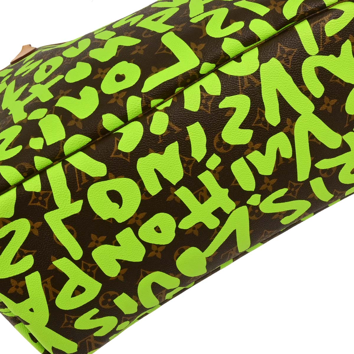 Louis Vuitton Green Monogram Graffiti Neverfull GM Tote M93703