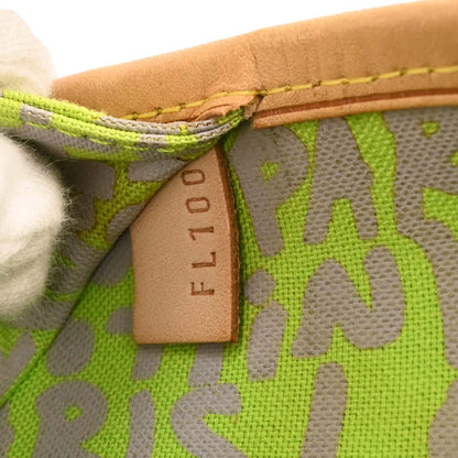 Louis Vuitton Green Monogram Graffiti Neverfull GM Tote M93703