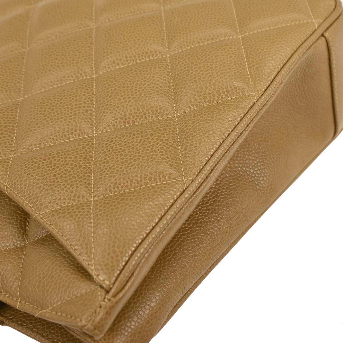 Chanel 1994-1996 Beige Caviar Handbag