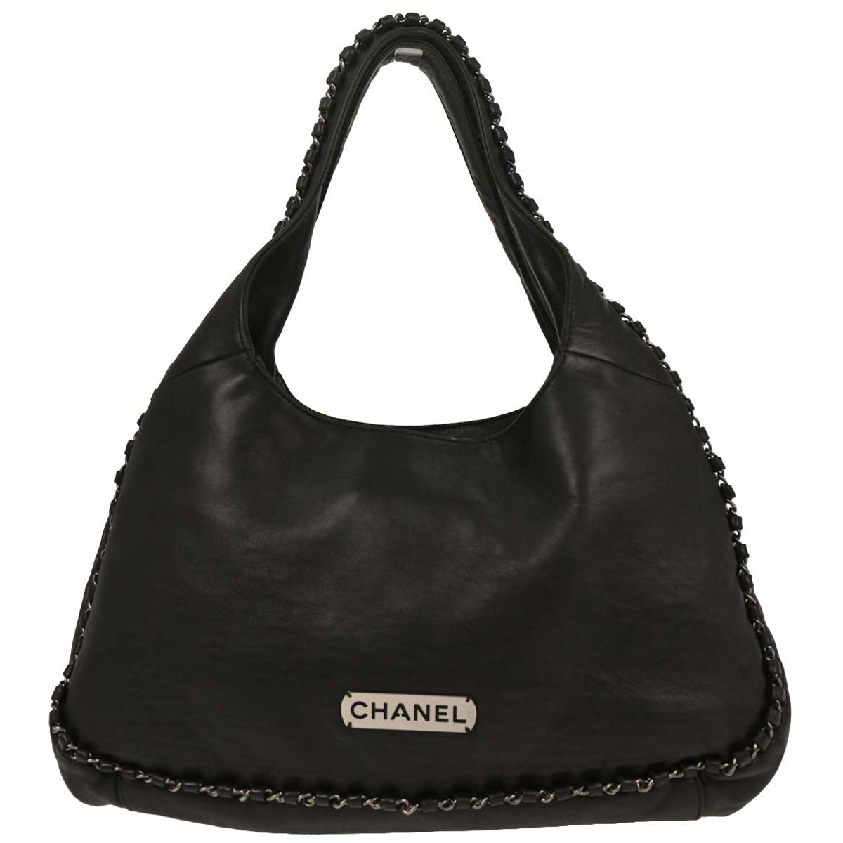Chanel 2004-2005 Black Lambskin Handbag