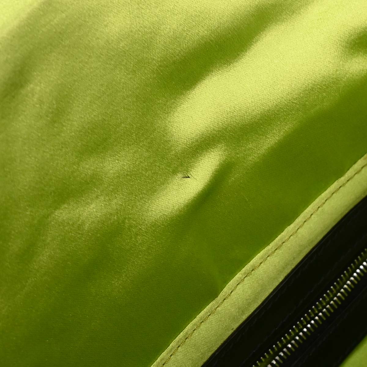 Fendi Black Canvas Beads Baguette Handbag