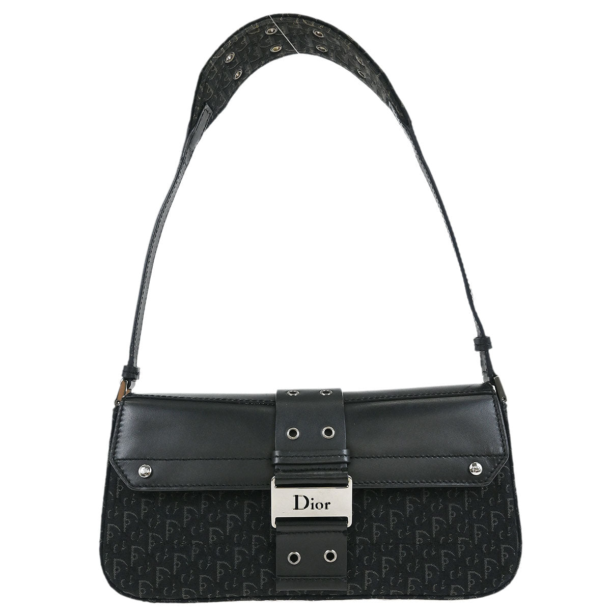 Christian Dior Black Street Chic Trotter Handbag