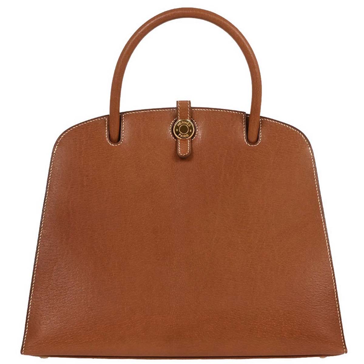 Hermes Gold Pigskin Dalvy 30 MM Handbag