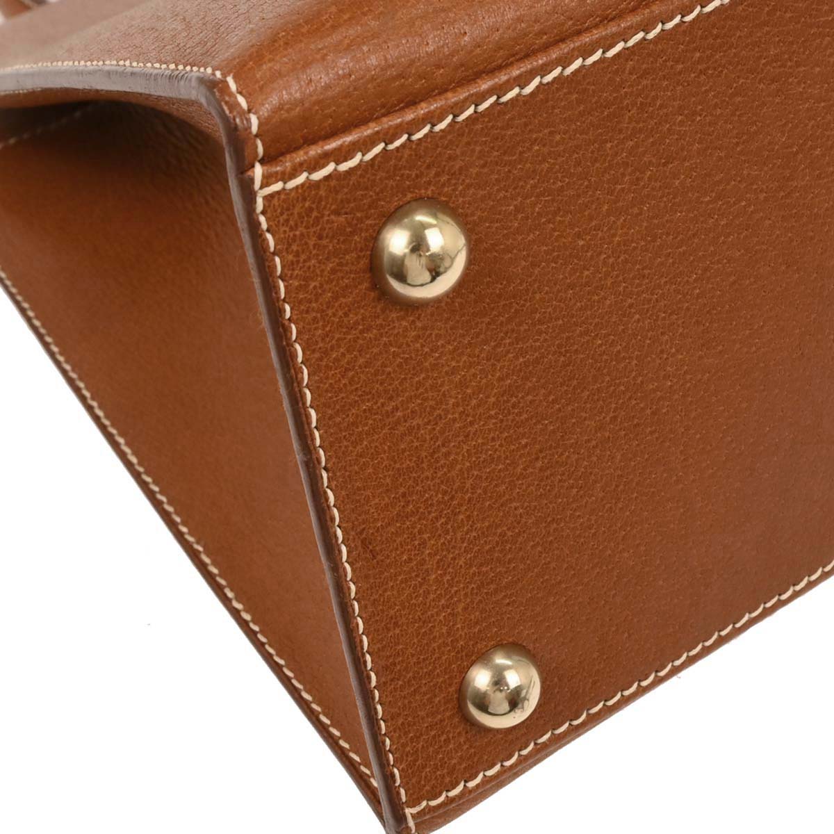 Hermes Gold Pigskin Dalvy 30 MM Handbag