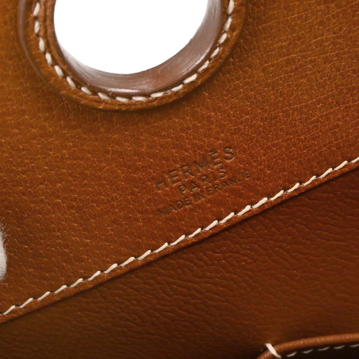Hermes Gold Pigskin Dalvy 30 MM Handbag