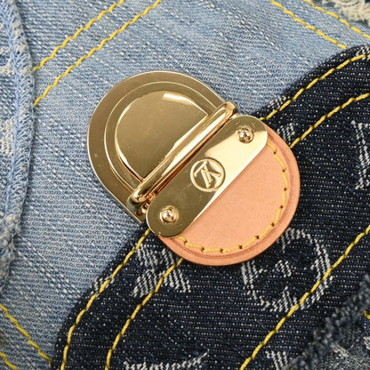 Louis Vuitton 2007 Monogram Denim Patchwork Postie 2way Shoulder Handbag M95374