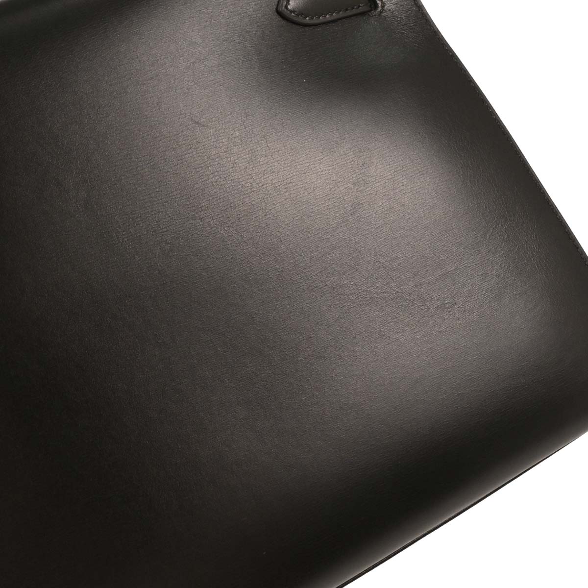 Hermes 1999 Black Box Calf Kelly 32 Sellier 2way Shoulder Handbag