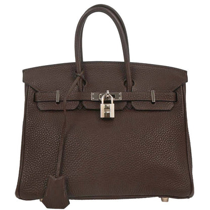 Hermes Ebene Togo Birkin 25 Handbag