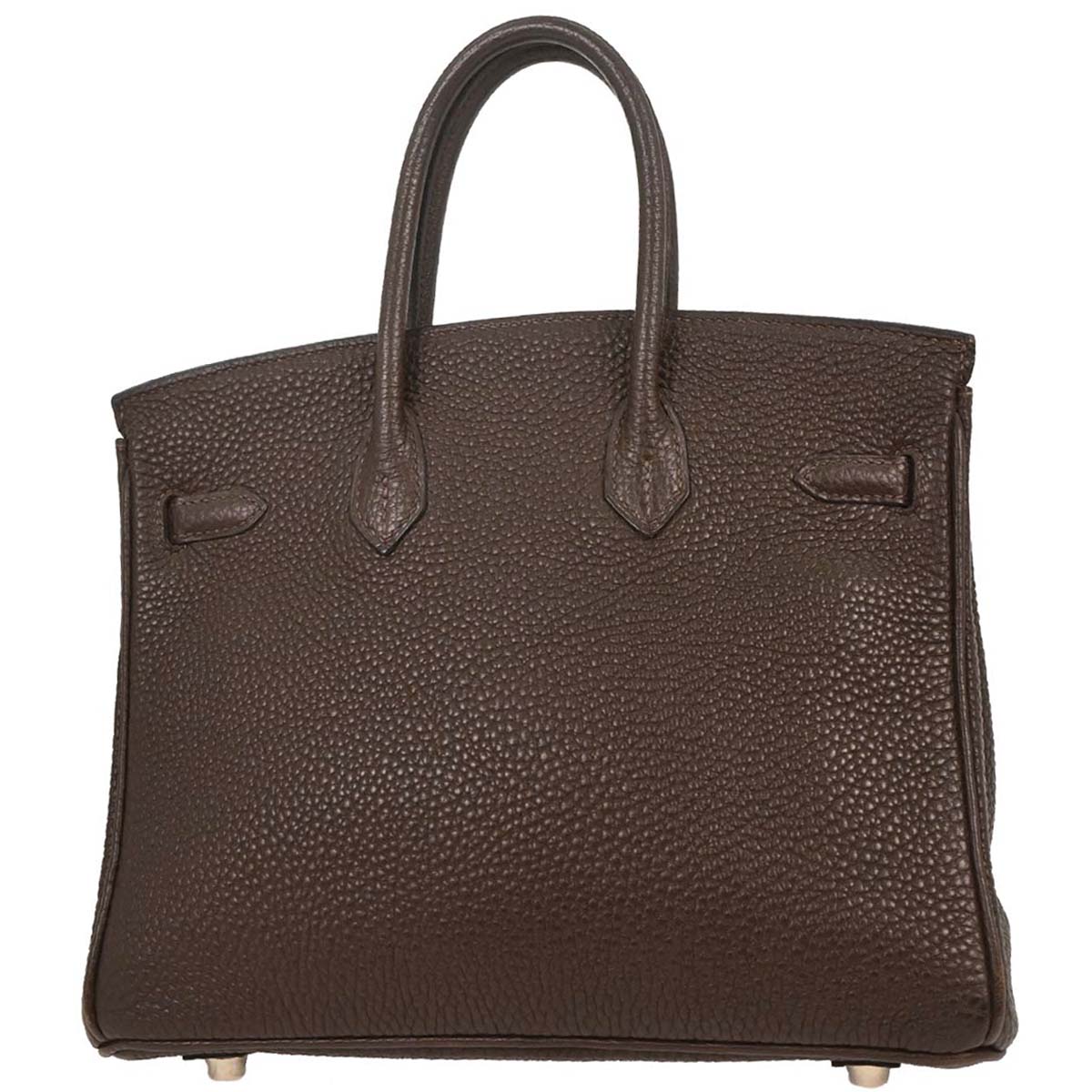 Hermes Ebene Togo Birkin 25 Handbag