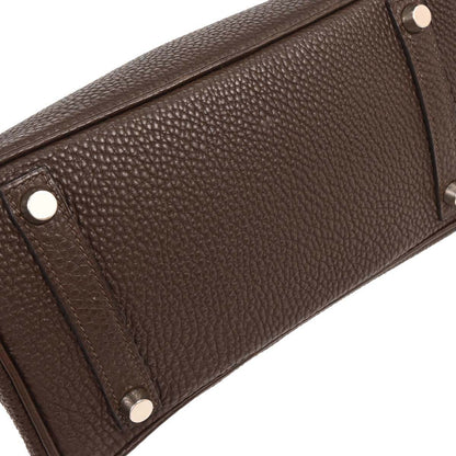 Hermes Ebene Togo Birkin 25 Handbag