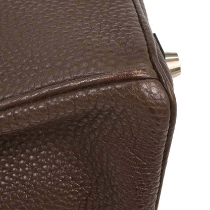 Hermes Ebene Togo Birkin 25 Handbag