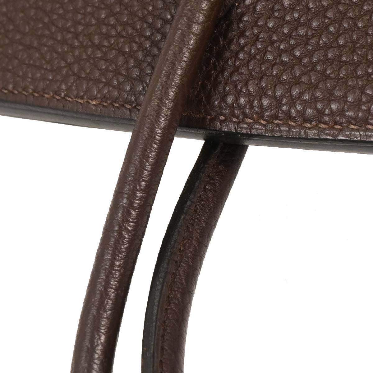 Hermes Ebene Togo Birkin 25 Handbag