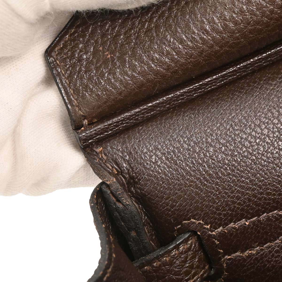 Hermes Ebene Togo Birkin 25 Handbag