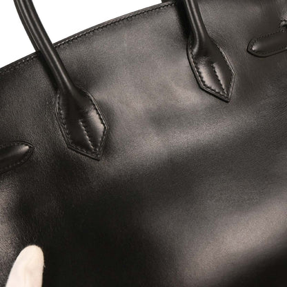 Hermes 2003 Box Calf Birkin 30 Handbag