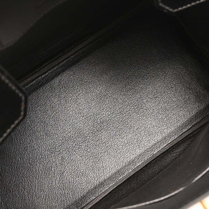 Hermes 2003 Box Calf Birkin 30 Handbag