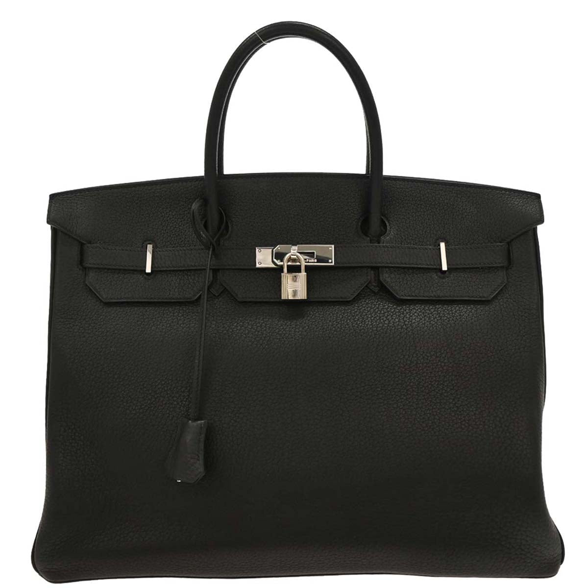 Hermes 2003 Black Togo Birkin 40 Handbag